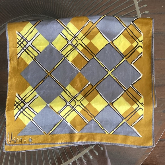 Vera Neumann vintage rectangular scarf 60s 70s - Picture 2 of 8